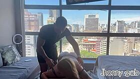 'Give me a delicious massage on my big tits and ass, luxx'