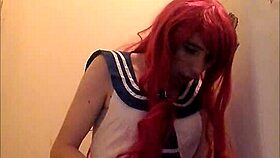 the solo trap jerks off and swallows his cum