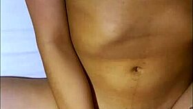 Latina Student Friend Refuged in Apartment After College Party, Sharing Bed Tenderly