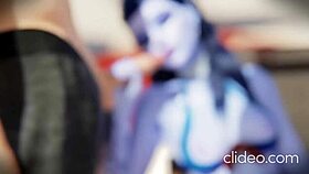 What’s hotter than Widow Tracer in a beach threesome?