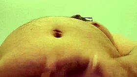 Stroking in hotel room with solo masturbation session