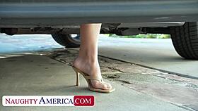 I watched Blake Blossom get bent over and fucked by the hired help with his monster cock in the night club.