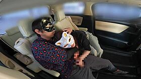 Before outing with hubby, this wife gets intensely loved and creampied in the car 😍🚗