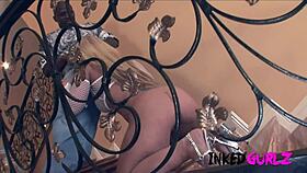 Can This Hot Inked Milf Handle Huge Bbc?