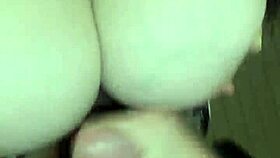 my huge tit's girlfriend gettin cumshot in public bathrom