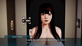 i can't stop watching hitomi tanaka's big tits hentai with moaning and creampie