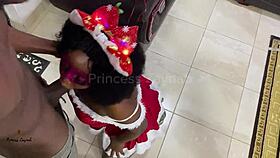 merry xmas, y’all! zaynab as mrs santa gettin’ fucked hard by monster black dick… oops, full vid on red!