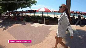 Young black femdom fucks hard in public outdoor sex