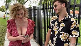 Curvy cougar Sara Jay gets fucked by young stud 😍