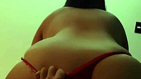 Latina bbw rides horny friend intensely in motel