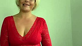 milf sub kneels to suck cock then gets pounded hard by dominant male