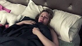 Step Sister Caught by Step Brother Using Mom's Toys in Secret