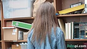 Brooke Bliss's Intense Office Doggy Passion