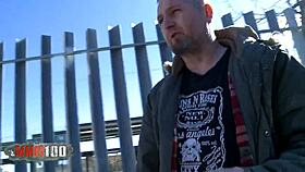 Oh, tight Argentinian beauty pisses on cocks!