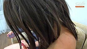 Sharing Wife In Threesome Blowjob