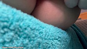 Tight pussy stepsister takes big cock up close