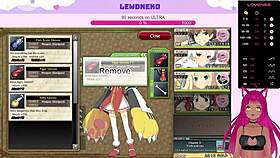 lewd vtuber plays evenicle with moaning and creampie scenes