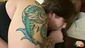 peach queenz bbws get soaked and sloppy on a bbc. their 3some action is pure filth!