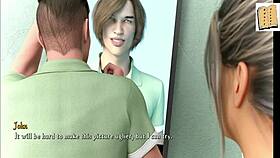 Being a dik chick route 1 with big tits teen brunette