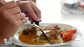 stepmom and stepson have a taboo date night with blowjobs