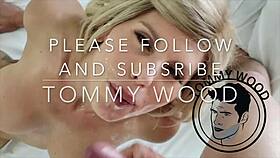 Tori Cavelli, the hot tattooed MILF, bent over in doggystyle, her huge tits and perfect ass on display as clothes rip during intense fucking.