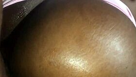 Ebony BBW Teases with Doggystyle Monster Cock