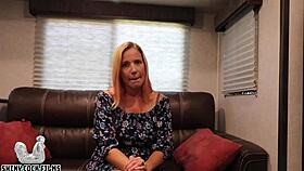 stepmom and stepson have a taboo date night with blowjobs