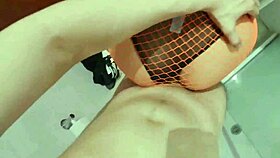 I fucked my beautiful stepsister mafer in the shower with her stockings