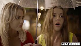 Vixen Threesomes: Licking and Riding to Stay Warm!