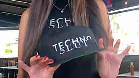 Full scene of petite teen Eliza Ibarra's wet pussy fucking