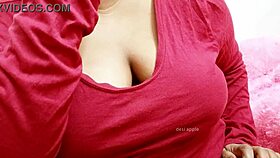 the sexy girlfriend decides to show her boobs to her friend in this intimate moment