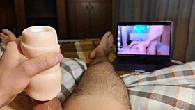 damn, listen to me cum hard with lube and my new toy over and over!