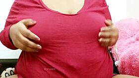 the sexy girlfriend decides to show her boobs to her friend in this intimate moment