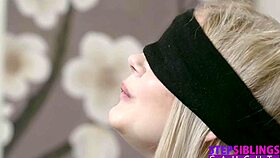 Coco Lovelock's Blindfold Challenge With Stepbro?