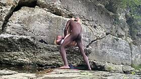 i fucks on hike w big black cock interracial couple
