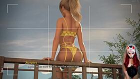 Is This Outdoor Footjob in Dreamland Ep 16 by a Beautiful Blonde Real or Fantasy?