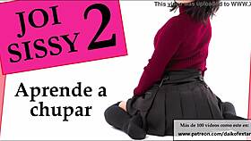 Joi sissy aprende a chupar - feminizaci�n y cei