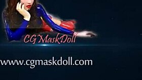 i'm bound as cgmaskdoll in latex hood with condom control