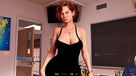 Watching my teacher's big ass at the class - 3d hentai animated porn - life in santa county
