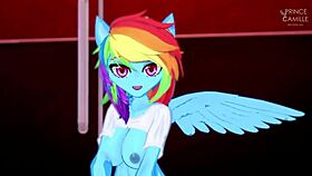 Rainbow Dash Wants You To Ride Her After Touching