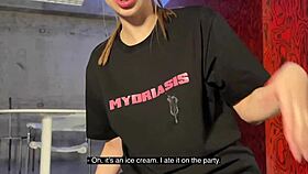 My girlfriend with braces cheats with big cock domination.