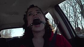 I-I-I got her all tied up and gagged while we drove around, feeling so naughty.