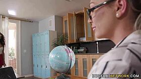 Student Scarlit Scandal squirts in lesbian fling with Adira