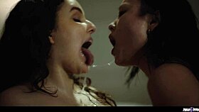 possessed girls get WET and messy in SCREAMING lesbian teen 18+ mind fuck compilation