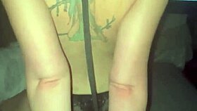 My boyfriend makes me cum while watching porn, riding his big ass