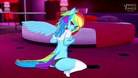 Rainbow Dash Wants You To Ride Her After Touching