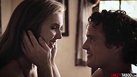 eager milf lena paul bangs a perverted boyfriend, loving his thick cock deep inside