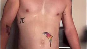 Twink Strokes Massive Cock In Sunlight