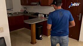 Melany Latina Seduces Pizza Delivery Man For Intense Fucking