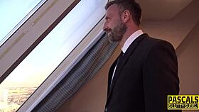 Fetish submissive blonde jerks dick in reality scene